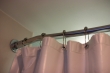 Rodamientos en la cortina de ducha.
